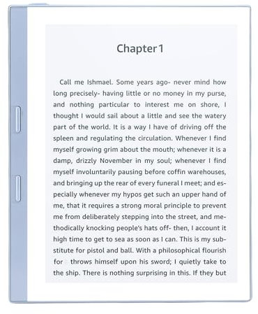 Notebook Digital de 5.76 Pulgadas Tableta de Tinta E, Equipada con ROM de 1 GB y 32GB, E Leer Leer Dela Siguiente WiFi y SMARTLING Ajustable para Niños, Adultos y Personas (Blue)