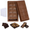 NVGVUP Deep Chocolate Bar Moulds, 2 Pcs Heart Silicone Thick Chocolate Molds with Scraper for DIY Chocolates Bar, Praline, Candy, Jelly, Ice Cube, Non-Stick Coating