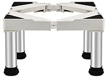 Base ajustable para nevera de 50 a 75 cm, a prueba de humedad, 25 cm, mini bandejas de suelo para lavadora y lavavajillas para aire acondicionado y archivador