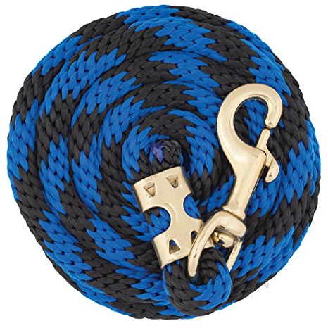 Weaver Equine Performance Lead Rope, Long Horse Lead Rope with Quick Halter Attachment, Soft Comfort Grip, Barn Horse Tack for Daily Use & Showing
