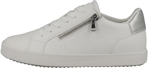 Geox D Blomiee A, Sneakers Donna, Bianco Optic White, 36 EU