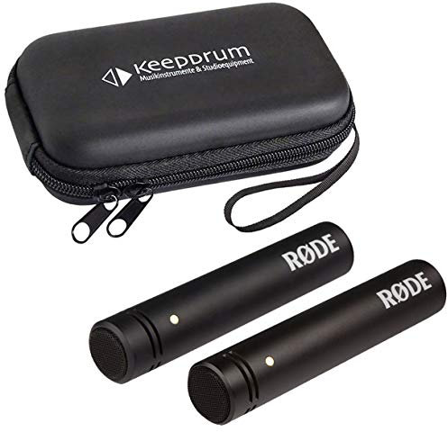 Rode M5 MP Kleinmembran Kondensator-Mikrofone Stereo-Set + keepdrum Soft-Case
