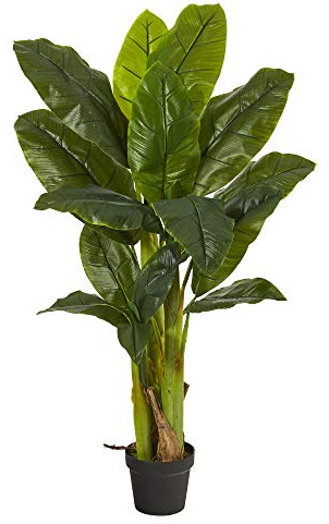Nearly Natural 4ft. Triple Stalk Banana Tree (Real Touch)