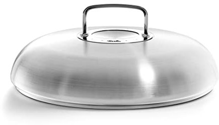 Fissler Original-Profi Collection/Edelstahl Hochraum-Deckel rund (24 cm) für Töpfe, Pfannen und Servierpfannen - Induktion 084-388-24-200/0 Silber