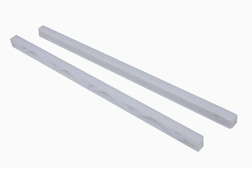Guide Per Cassetto In Plastica Da Avvitare - L. 340 X H. 16,5 Mm. - Bianco