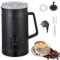 LIROPAU Mousseur à lait électrique 4 en 1, 350 ML Mousse de Lait Chaude et Froid et Chauffer Lait avec Revêtement Antiadhésif pour Cappuccino Macchiato Latte