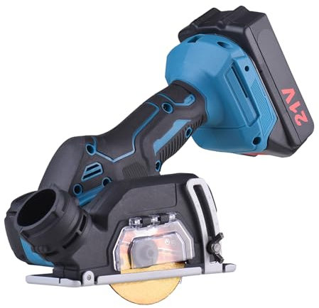 Generic Scie Circulaire sans Fil, Meuleuse D'angle Portative, Kit D'outils de Coupe Rechargeables pour (Scie circulaire à une seule main de 3 pouces 2)