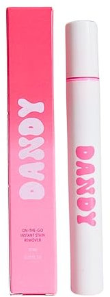 Dandy Instant Stain Remover Pen - On-the-Go Pink Stain Remover for Clothes, Wine, Coffee, Makeup & Food | Portable & Fast Acting | Ideal for Travel, Work, School