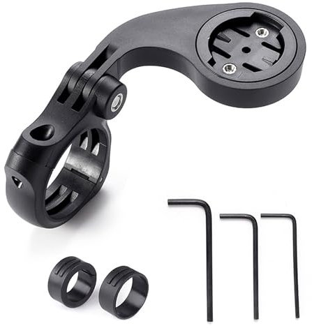 Fahrrad Halterung Kompatibel mit Garmin Edge GPS Fahrradcomputer, XOSS, iGPSPORT, Magene, Fahrradlenker Halterung 25.4mm 31.8mm Fahrrad Scheinwerfer Kameras Halter, Rennrad Mountainbike Sportzubehör