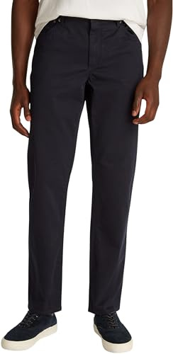 Tommy Hilfiger Uomo Pantaloni Denton Cotton Satin Straight Leg, Blu (Desert Sky), 28W/30L