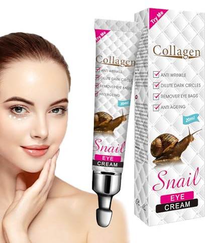 Crema Reparadora Contorno de Ojos, Contorno de Ojos Hidratante,Reduce Ojeras y Bolsas, Rápida Absorción, Cuidado Diario para Piel Cansada, 20ml