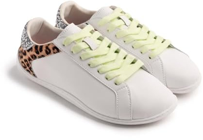 Gioseppo ANDEI, Zapatillas Barefoot Mujer, Calzado Respetuoso de Piel, Puntera Redonda Ancha, Plantilla extraíble, transpitable, Flexible y torsionable para una pisada Natural, Drop 0, Suela Plana