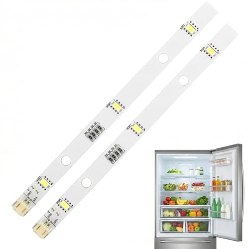 Gorenje Mddz-162a Juego de 2 bombillas LED Dc12v 2 W, luz de frigorífico y frigorífico de repuesto para frigorífico empotrado, compatible con Rongsheng, Hisense y Kenwood, piezas de repuesto para
