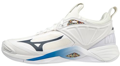Mizuno Herren Volleyball Shoes, White, 44 EU