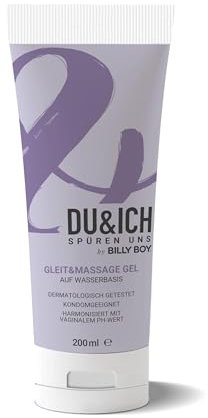 DU&ICH by Billy Boy Gleit- und Massagegel | auf Wasserbasis | 200ml