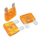 3x40 AMP Maxi Klingensicherung Sicherungen Orange 40A Auto Van Fahrrad Großsicherung