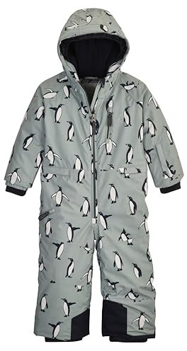 first instinct by killtec Kinder Skioverall/Schneeanzug mit Kapuze FISW 26 MNS ONPC, stahlmint, 122, 42104-000