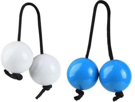 Fenteer Bolas de arena rítmica Música Shakers de huevo de dos pares Bolas de arena de dos parejas African Shaker para concierto