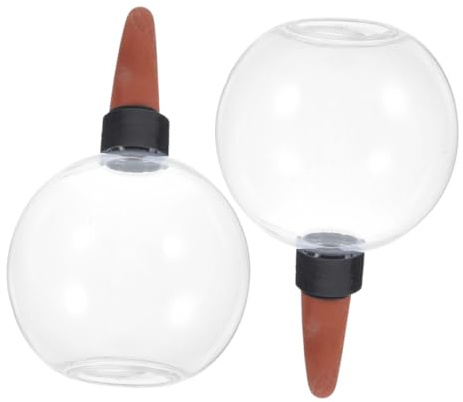DIYEAH 2 Piezas Automático Sistema de Riego para Plantas con Esferas de Agua para Macetas y Exterior Dispositivo de Autorriego para Suculentas y Plantas de Interior y Jardín