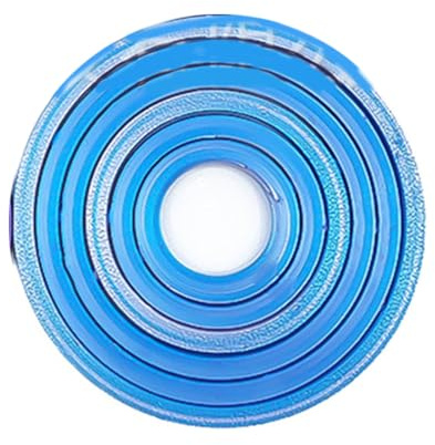Fidget Spinner Plegable de 6 Anillos esférico - Juguete antiestrés arcoíris (Manipulable, portátil)