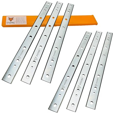 FOXBC 2 Sets 12.5 Inch Replacement Knives for DeWalt DW734 Planer, Replacement DW7342-2 (6 Pack)