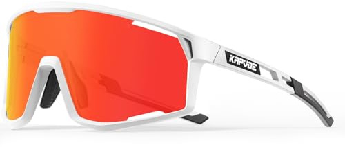 KAPVOE Polarisiert Radfahren Brille Sport Sonnenbrille Männer Frauen Outdoor MTB Baseballgläser UV400 Cycling Eyewear K180