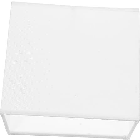 OUNONA Pantallas Lamparas Pantalla De Lámpara Rectangular Para Lámparas De Mesa Reemplazo Elegante Para Decoración De Hogar Y Hoteles Estilo Rústico Y Farmhouse