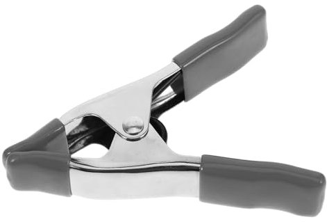 jojofuny Morsetto A Molla Per Fondale Ad Alta Resistenza Per Fotografia in Pollici Morsetto Per Lavorazione Del Legno Copertura in Pvc