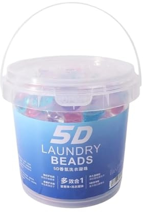 5 I 1 Tvättmedel Flytande Kapselboll Starkt Tvättmedel For Flera Ändamål Gardenia Tvättkapslar Hink Tvättdoft Doftpärlor(30PCS)