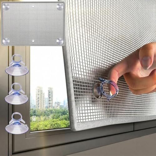 Lámina de Aluminio 8mm Película de Aislamiento Térmico Ventanas, Panel Reflector de Privacidad contra la Mirada con Ventosas, Película Opaco Protección Solar, para Terraza Casa(Gray,60x150cm)