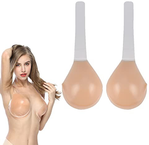 ZJXJ Invisilift Bra - Lift & Conceal with Silicone Adhesive, Beige (DD)