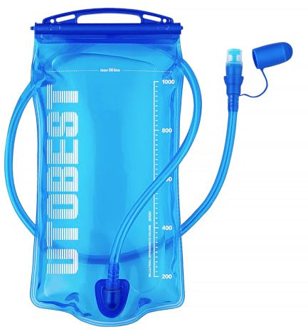 UTOBEST Trinkblase 1L/1,5L/2L/3L Wasserblase für Trinkrucksack, BPA-frei Auslaufsicher Wasserreservoir für Laufen, Wandern, Radfahren