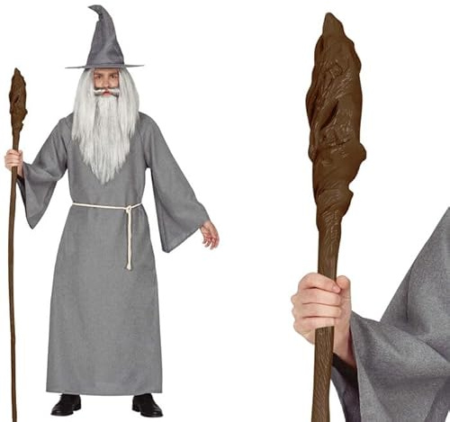 NEU Stab Zauberer aus Kunststoff, ca. 170cm, zum Zusammenstecken
