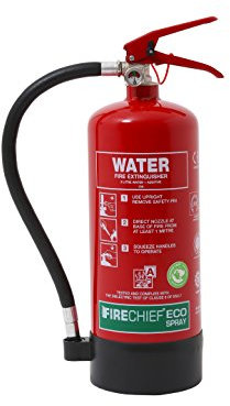 Firechief ESW3 EcoSpray Water Extinguisher, XTR, 3 L, Red