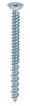 Q.TA'. 100 VITI PER CALCESTRUZZO T. SVAS PIANA ZINC 7,5X252 MM