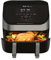 Instant VersaZone Freidora Digital sin Aceite con Ventana 8.5L / XL Cesta Modular 2 Zonas, 8 Programas - Freír, Hornear, Asar, Gratinar, Deshidratar, Recalentar - 1700W, Acero inoxidable con mirilla