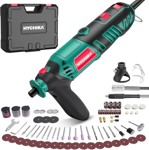 HYCHIKA Mini Cordless Rotary Tool Kit - 77PCS Accessories for Drilling, Sanding, Polishing, Engraving，3.6V Multi Tool with Variable Speed,Type-C Charging，Ideal for DIY fine Work，Etching, Woodworking
