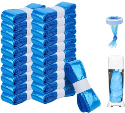 20 Pack Nappy Bin Refill, Diaper Bin Pail Disposal Bags 4.5m long, Scented Refills Diaper Pail Disposal Sacks, Compatible with All Models of Trash Bins, Prevent Bacteria