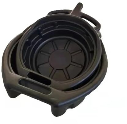 Vaschetta di raccolta de'olio in plastica da 10L/15L for cambi di carburante for auto, serbatoio di raccolta 'olio motore for riparazioni in garage(15L)