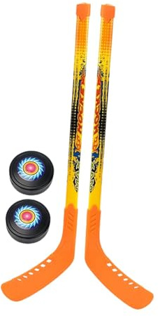 Menolana Kids Hockey Sticks and Ball Set Equipment Fine Motor Skills Lightweight Sports Toys Training Gear for Children Ages 3+ Gift