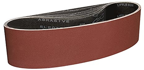 Sruhrak slipband 100 x 915 mm, professionellt slipband för bandslipar, för trä, metall och färg (10 stycken, kornstorlek 150)