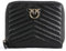 Pinko Taylor Zip Around Sheep Nappa, Accessori da Viaggio-Portafogli Donna, Z99Q_Nero-Antique Gold, U
