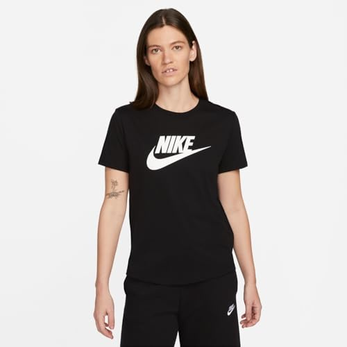 Nike SW Essntl Maglietta da Escursionismo, Bianco, XS Donna