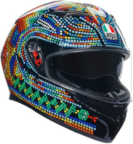 AGV K3 Rossi Winter Test 2018 Helm, bunt, L (59/60)