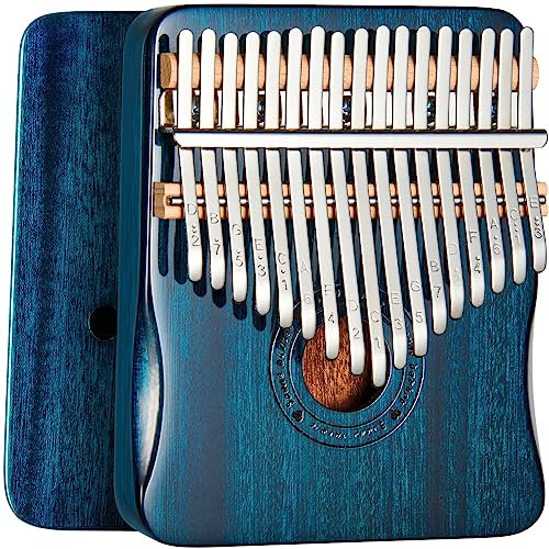Kalimba Thumb Piano 17 Keys Finger piano Blue