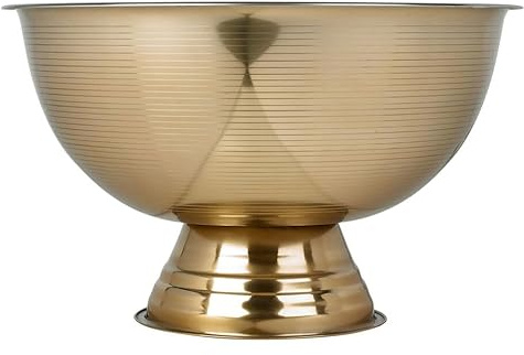 URBNLIVING Large Stainless Steel Champagne Wine Beer Ice Cooler Party Bowl on Foot