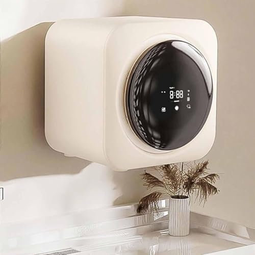 GEJLELDS Lave-Linge électrique Compact Mural, Lave-Linge à Chargement Frontal, capacité de 3,5 L, Lave-Linge à Chargement Frontal, Peu encombrant, Mini-Machine à Laver Automatique