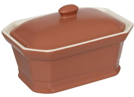 5five - sopera de foie gras de cerámica blanca