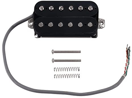 Xbsduih Elektor Gitarren Doppel Spule Ton Abnehmer Brücke Alnico V Ton Abnehmer Schwarz