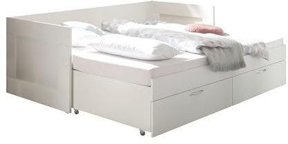 AVANTI TRENDSTORE - Elice - Letto con funzione estraibile in legno laminato. Dimensioni: LAP ca. 204x68x97 cm.